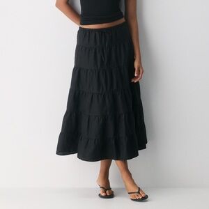 Aritzia Wilfred Bouquet Linen Skirt
